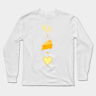 FUNNY Food Macaroni And Cheese Love Long Sleeve T-Shirt